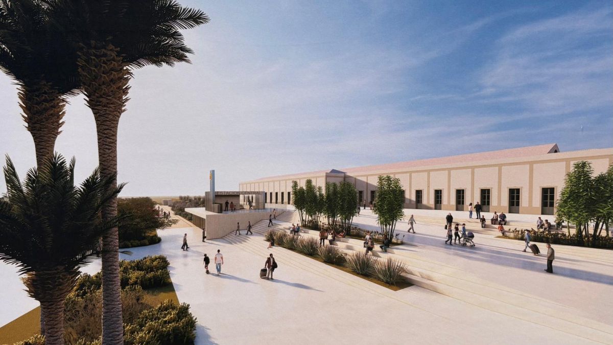 Así será el futuro paseo en superfície de la estación central en Alicante