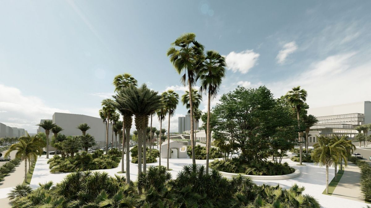 Nueva plaza sobre la Estación Central del Tram en Alicante