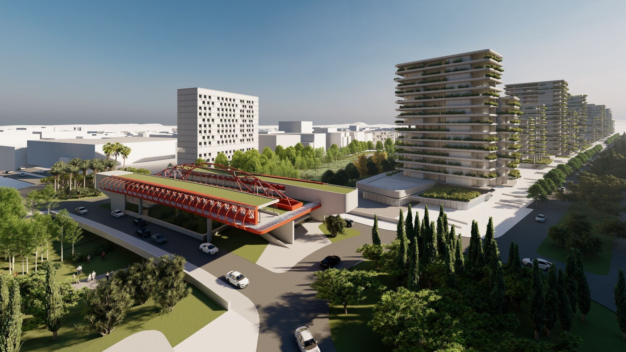 Nueva ordenación de tráfico en el entorno del puente rojo de Alicante