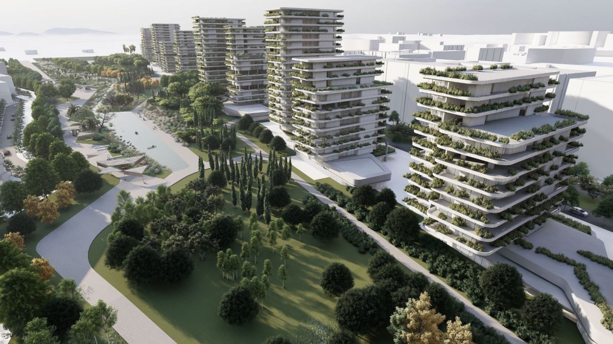 Blocs de vivendes en el futur Parc Central Blocs de vivendes en el futur Parc Central