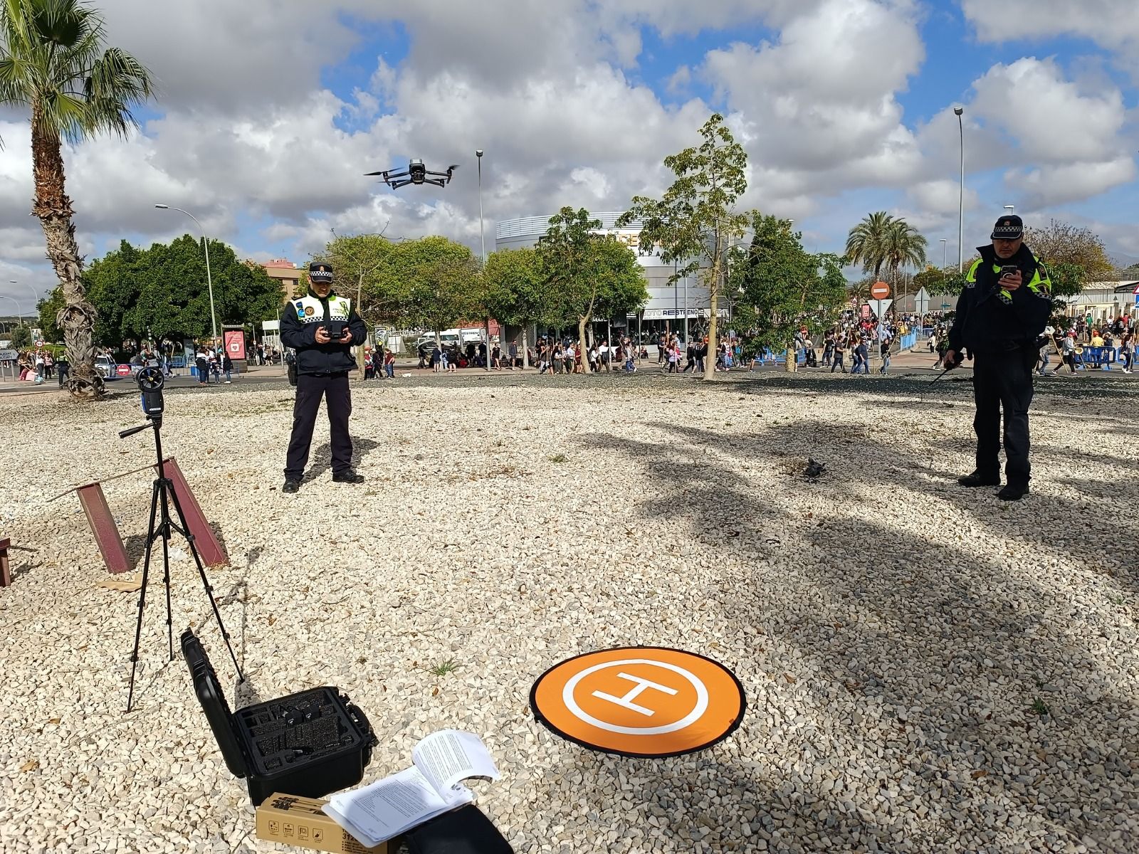 Unitat de drons de la Policia Local de Sant Joan en la Santa Faç Unitat de drons de la Policia Local de Sant Joan en la Santa Faç