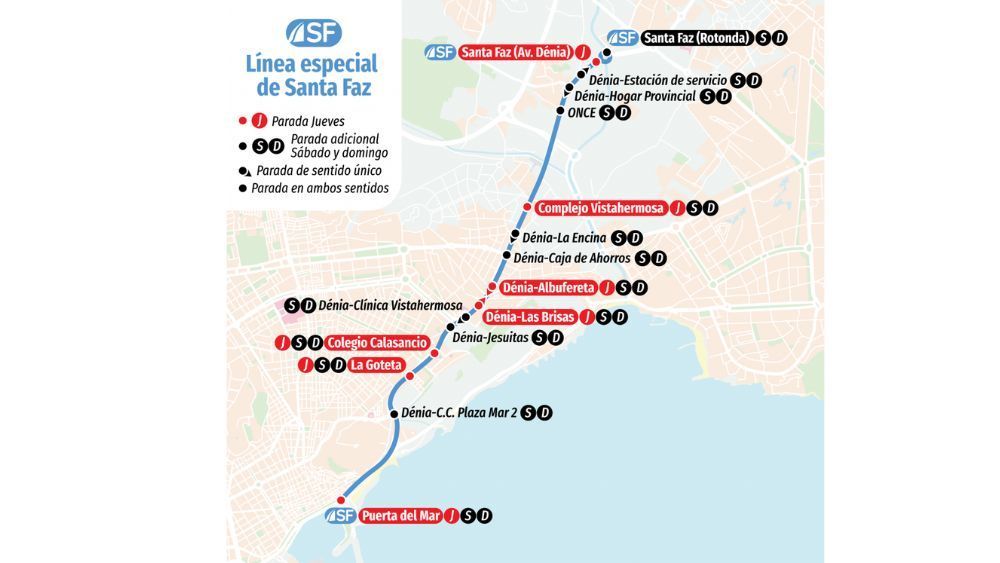 Línea especial de Santa Faz