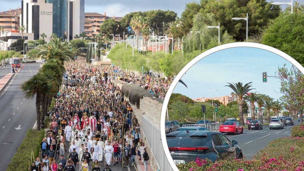 Talls de trànsit a Alacant per la Santa Faç Talls de trànsit a Alacant per la Santa Faç