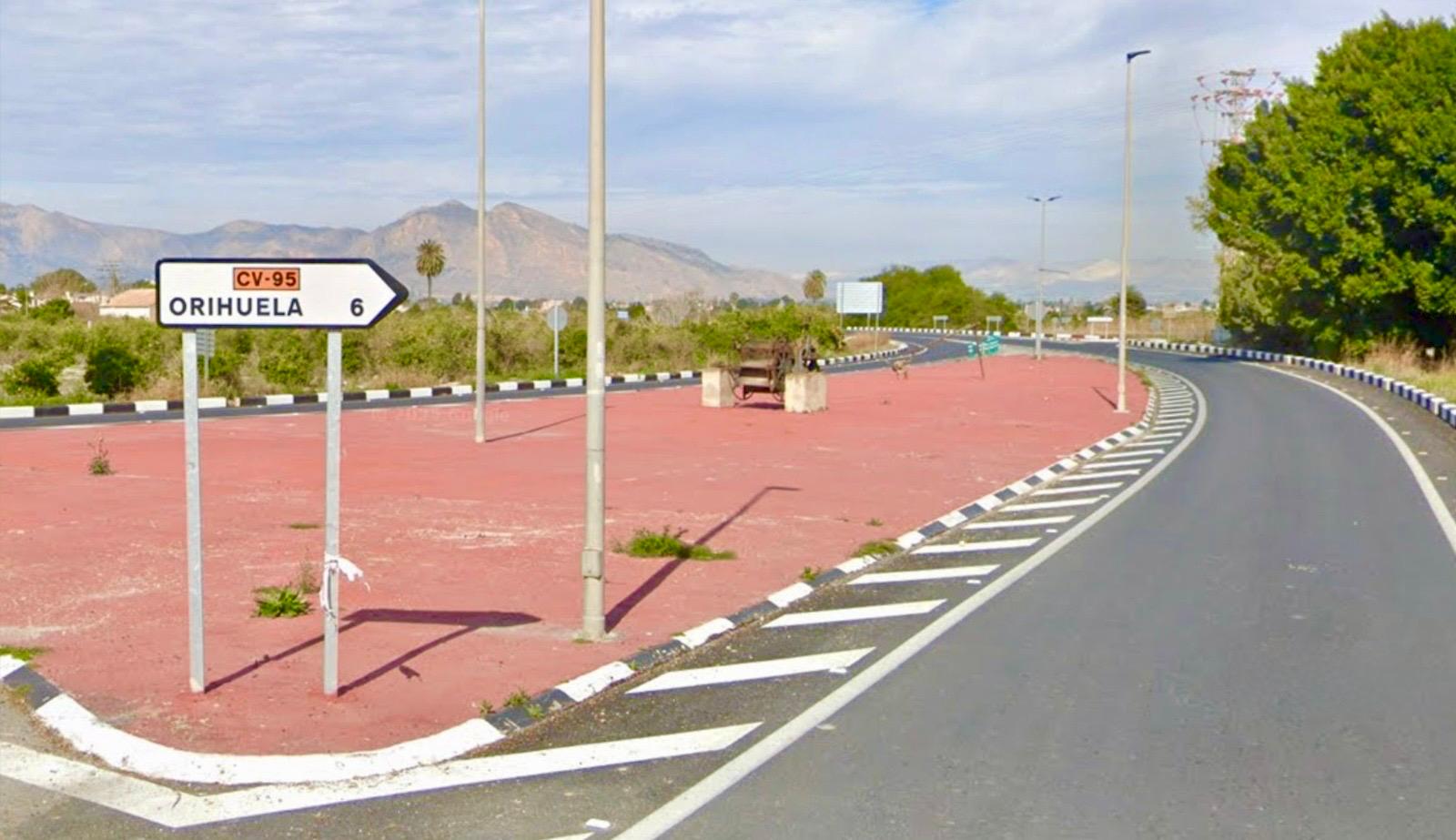 Carretera CV-95 camí d'Orihuela