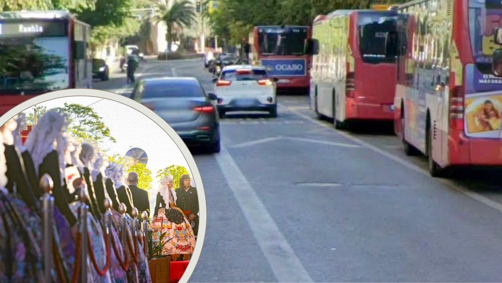 Talls de carrers a Alacant per la Gala de Candidates a Bellea del Foc de les Fogueres 2026