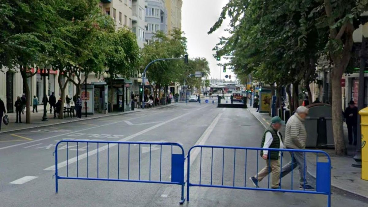 Tall de trànsit a la Rambla