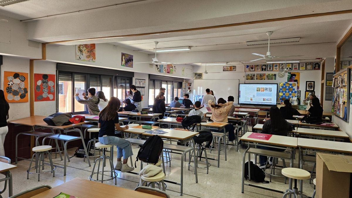 Aula del IES Mare Nostrum en Alicante