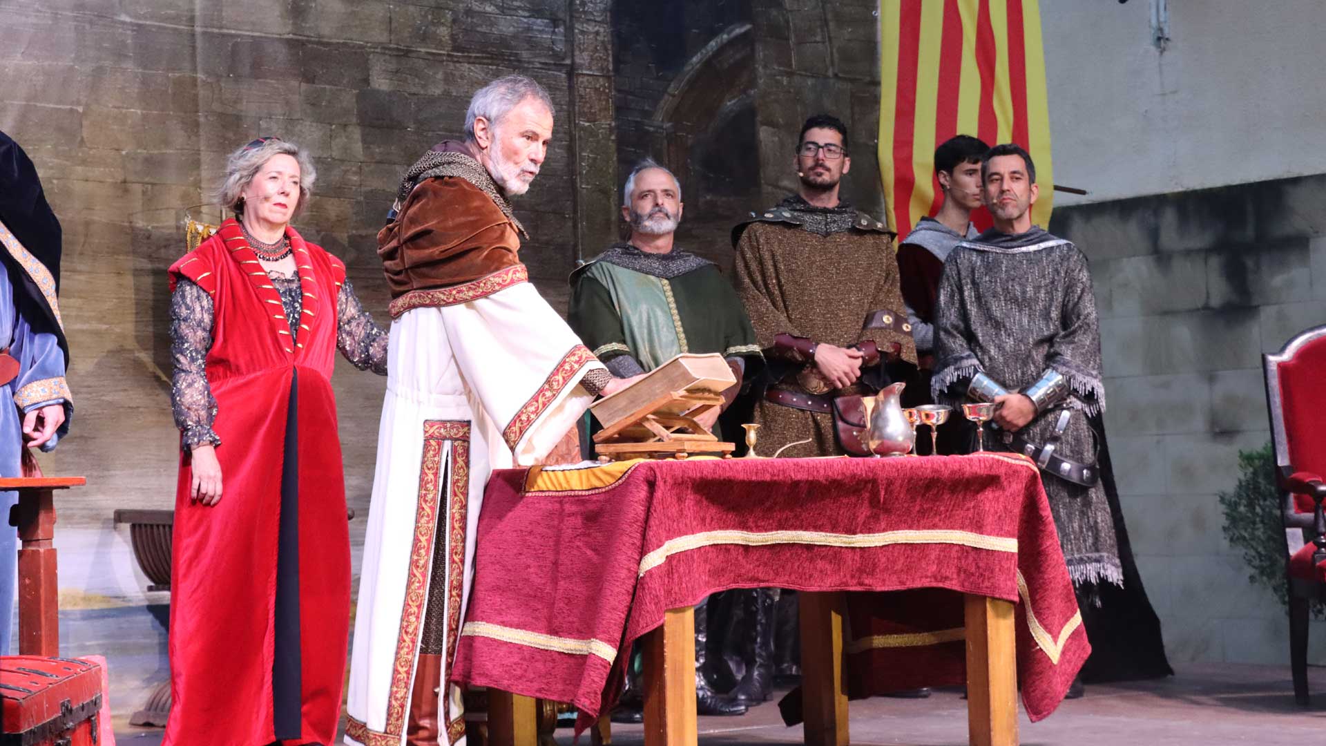 Representació de la Carta de Poblament