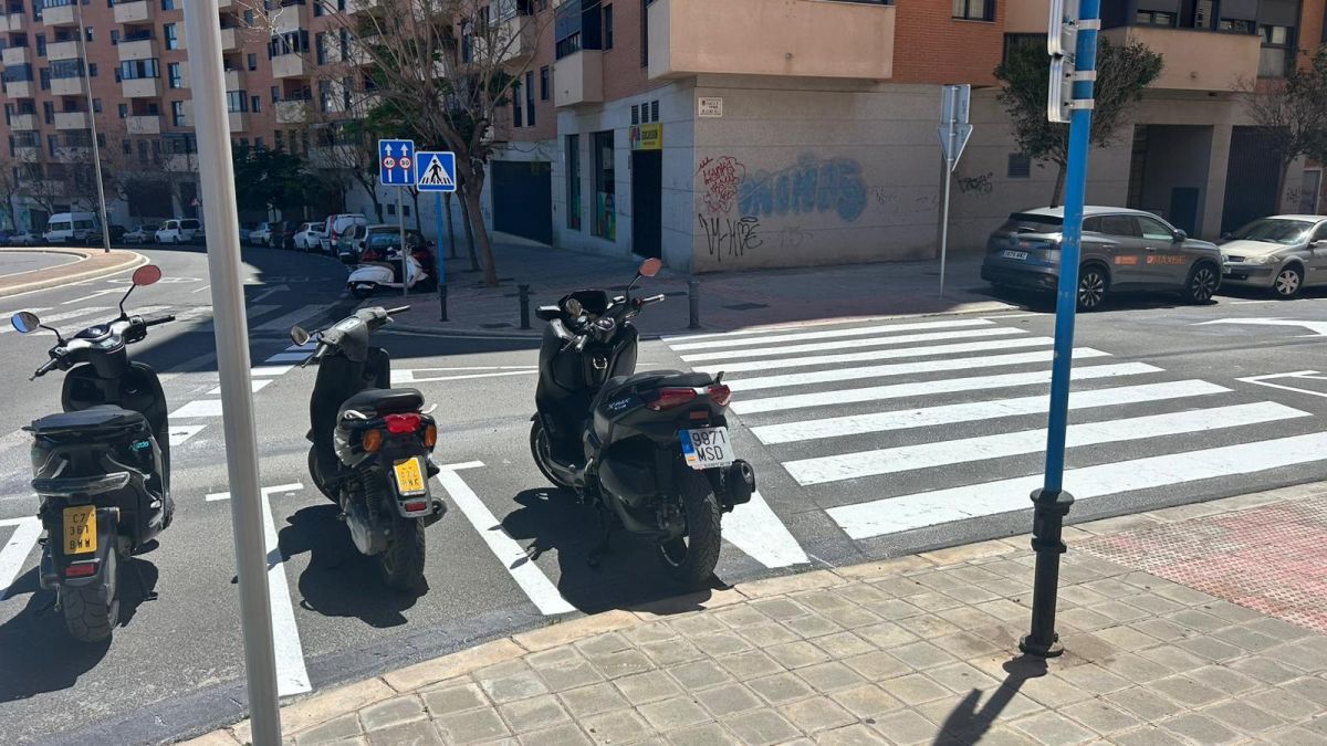 Nuevas plazas para motos en La Torreta