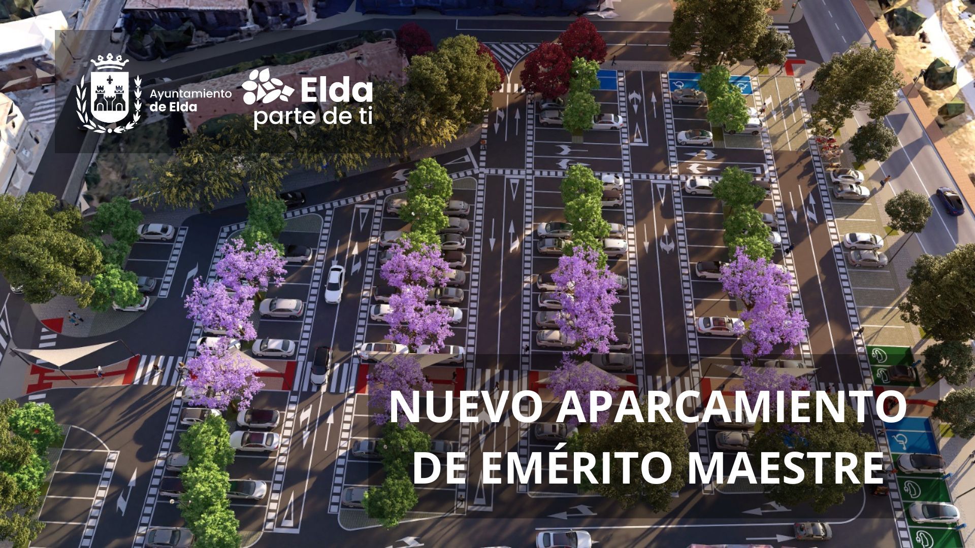 Nou aparcament de Emérito Maestre