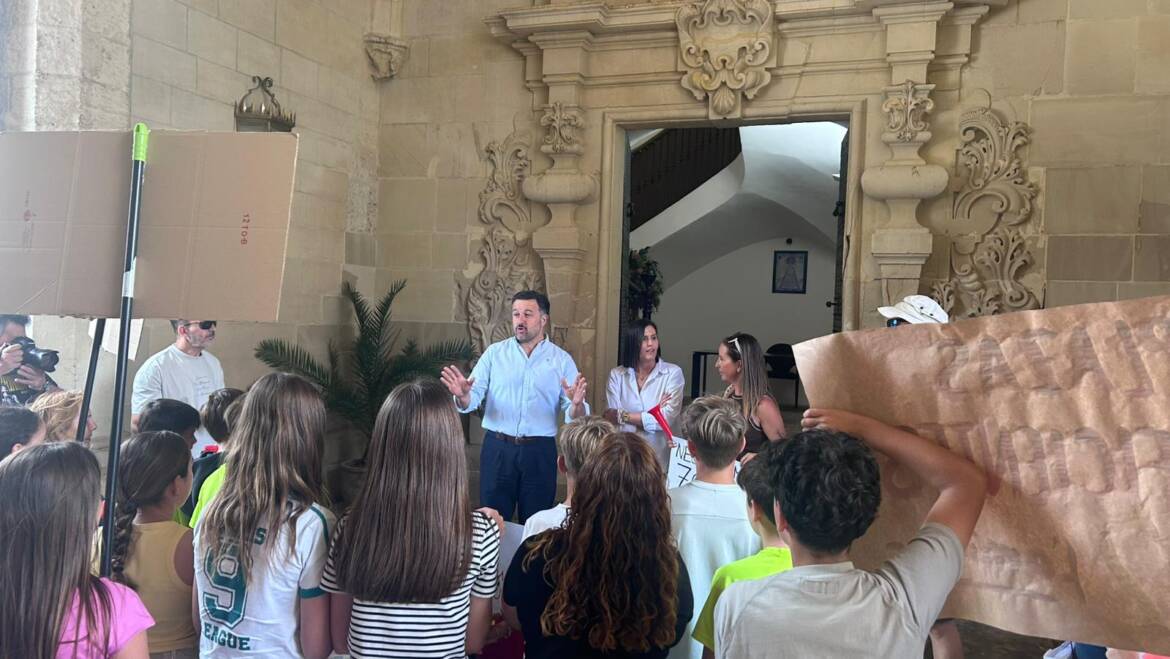 Reivindicación del alumnado del IES Victoria Kent en Elche