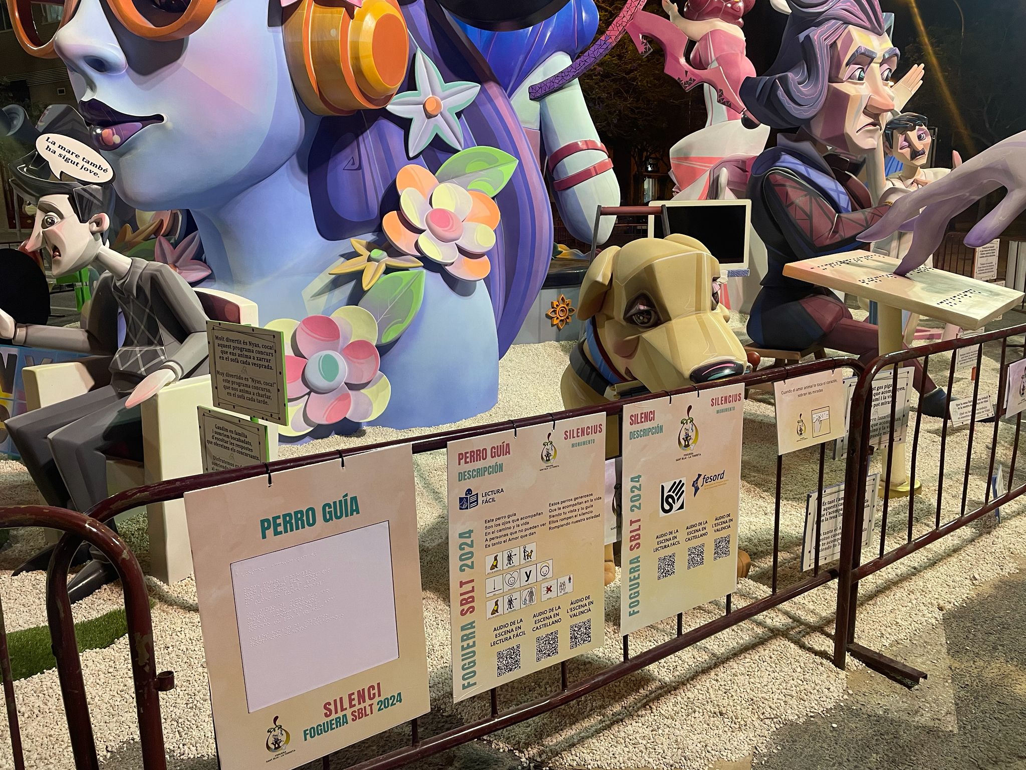 Pictograma de les Fogueres Accessibles a Alacant