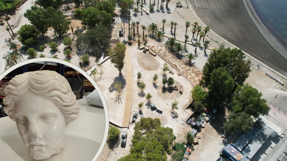 Apareix un bust de Venus a la platja de l'Almadrava d'Alacant