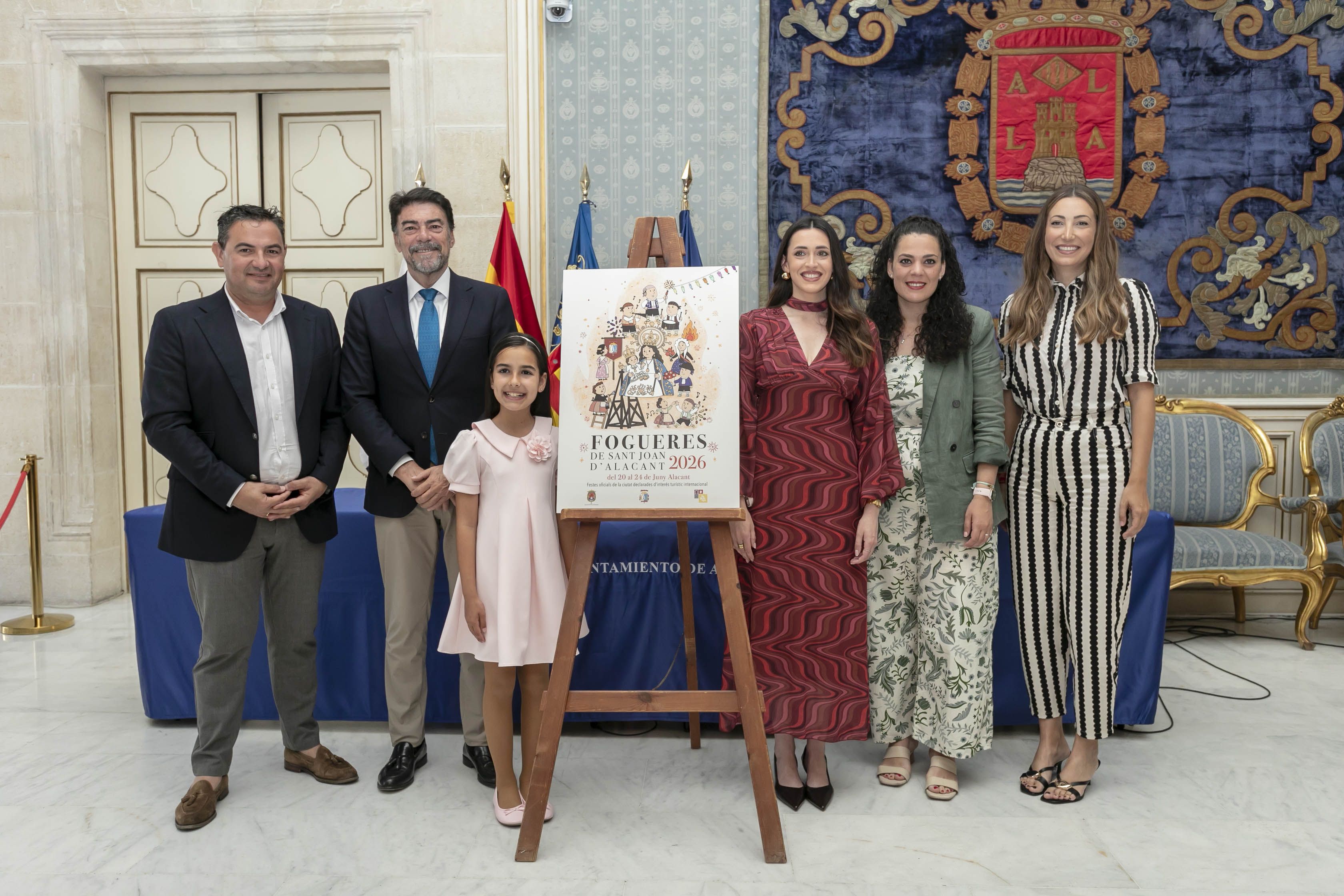 Presentación del cartel oficial de las Hogueras 2026 de Alicante
