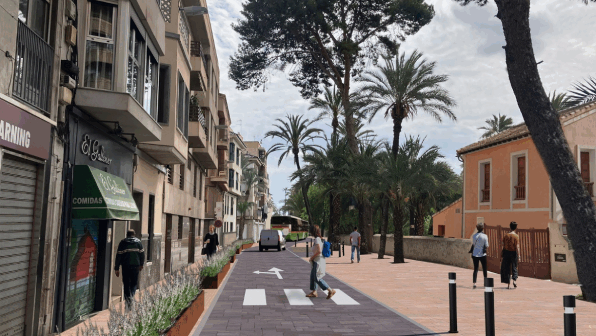 Calle Porta Morera de Elche
