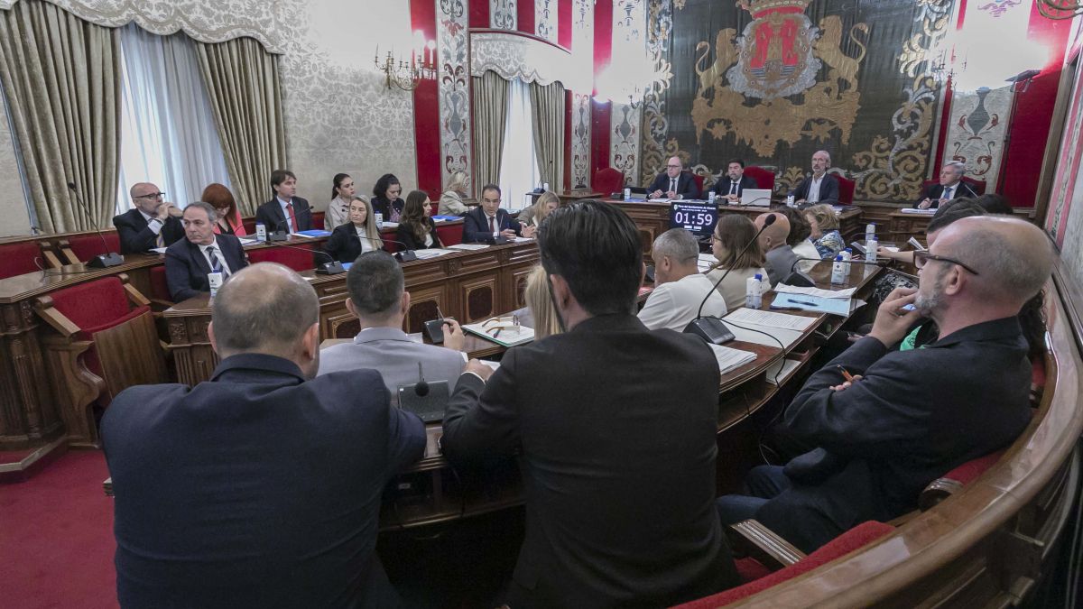 Pleno de mayo en el Ayuntamiento de Alicante Pleno de mayo en el Ayuntamiento de Alicante