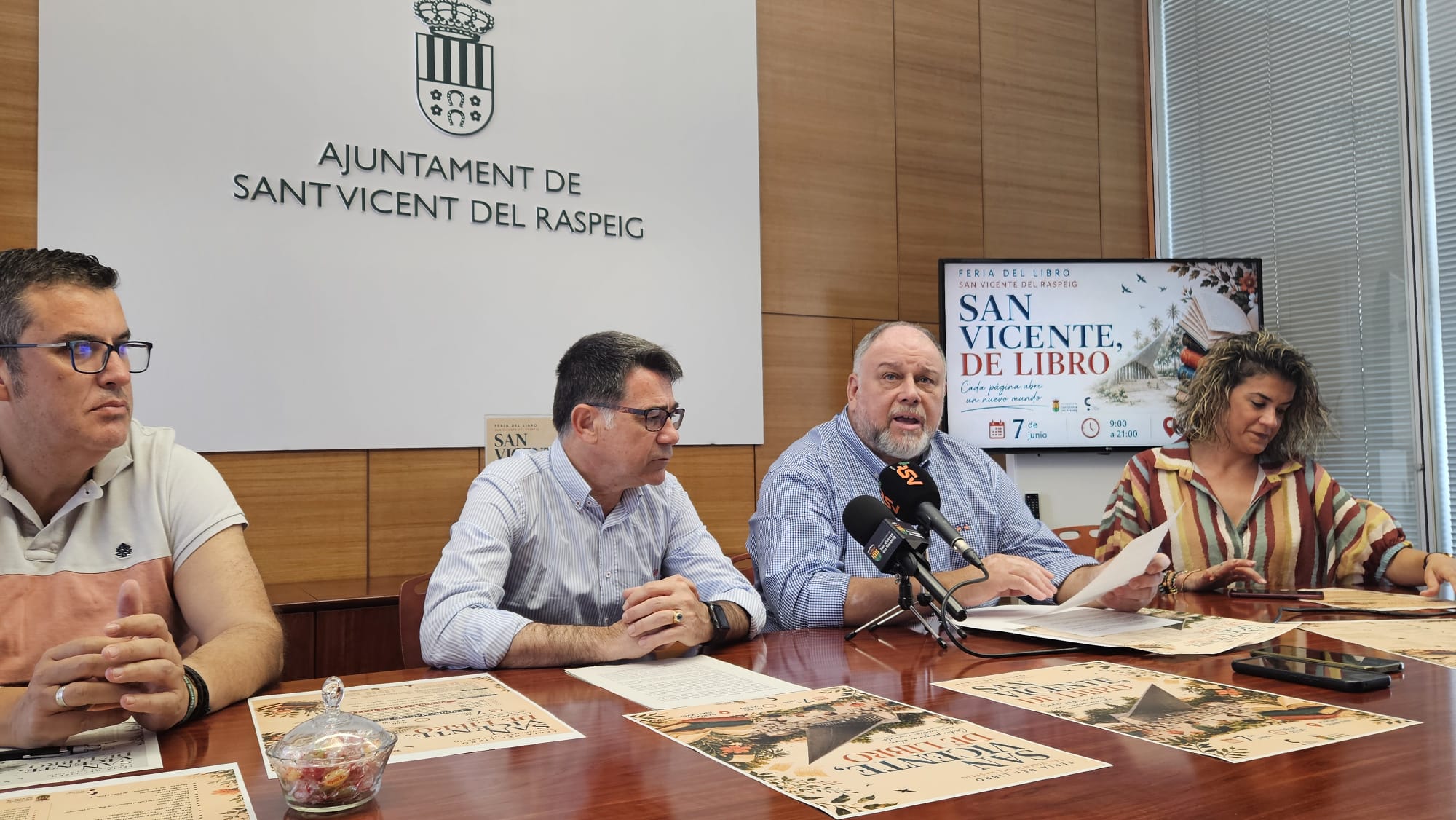 Presentació de la Fira del Llibre 2026 a Sant Vicent