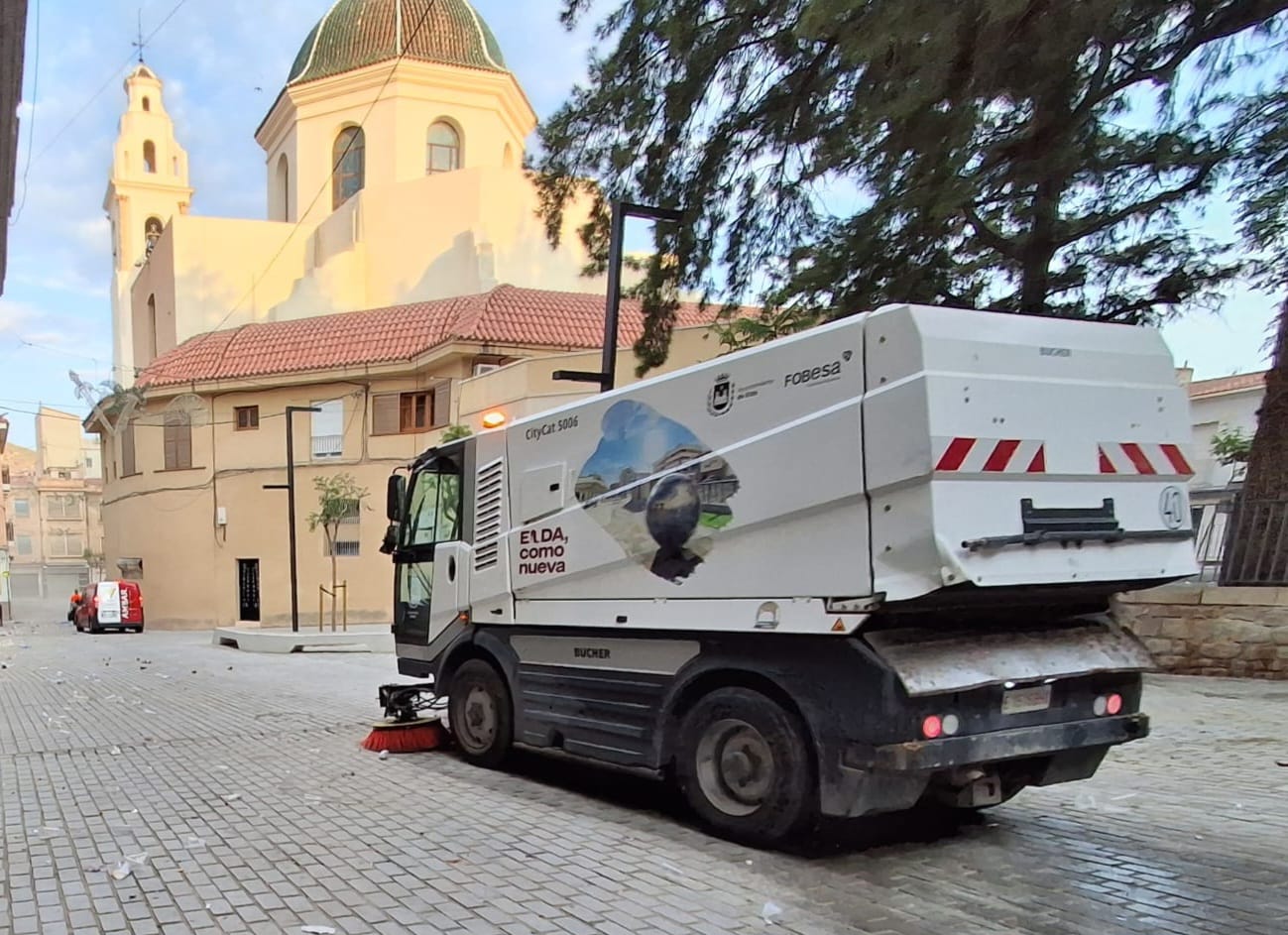 Neteja a Elda després dels Moros i Cristians 2026 Neteja a Elda després dels Moros i Cristians 2026