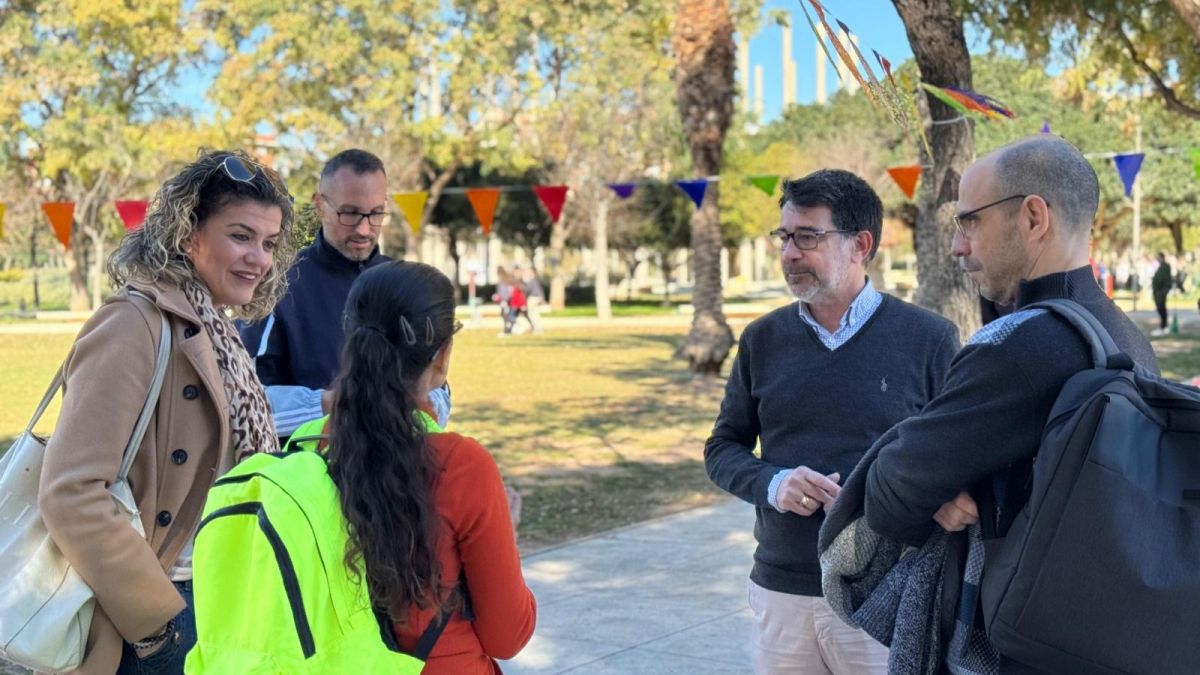 Pachi Pascual y Melania Llopis en las jornadas Intercentros de San Vicente
