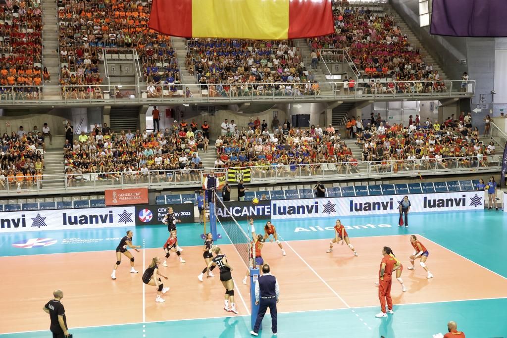 Partido de la selección española de voleibol en Alicante