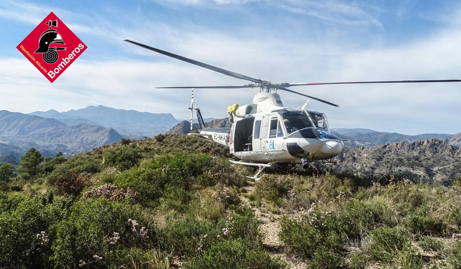 Dispositivo de bomberos ante incendios