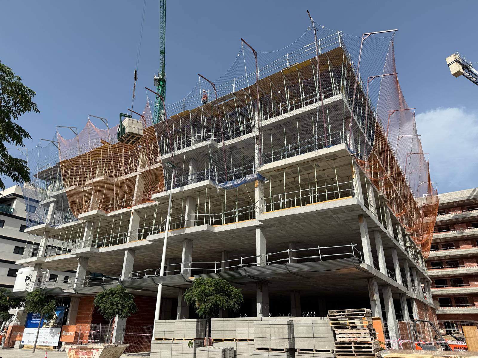Edificio de alquiler asequible en construcción en Elche Edificio de alquiler asequible en construcción en Elche