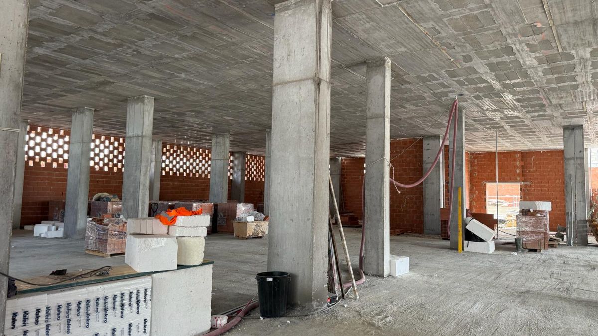 Construcción del edificio en Elche
