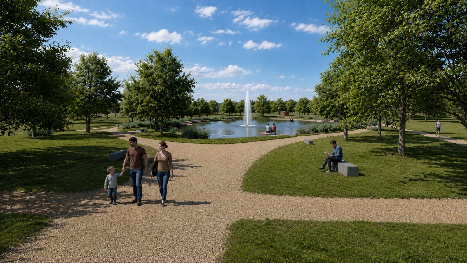 Recreación del nuevo Parque Europa en Elche