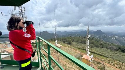 Vigilancia contra incendios forestales en la Comunitat Valenciana