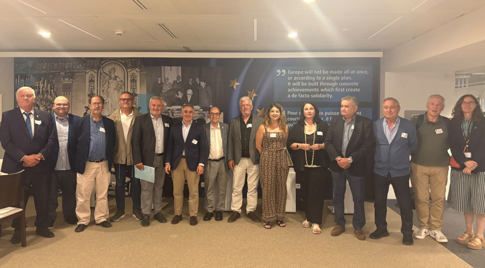 Barrachina en la reunión en Europa