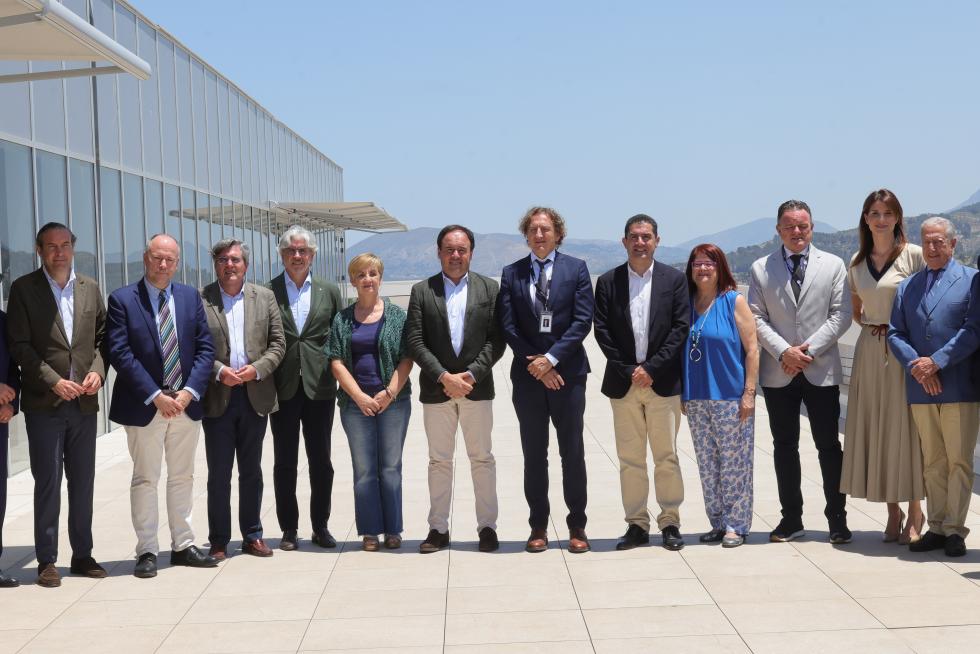 Pérez Lorca visita la sede de Aitex en Alcoy