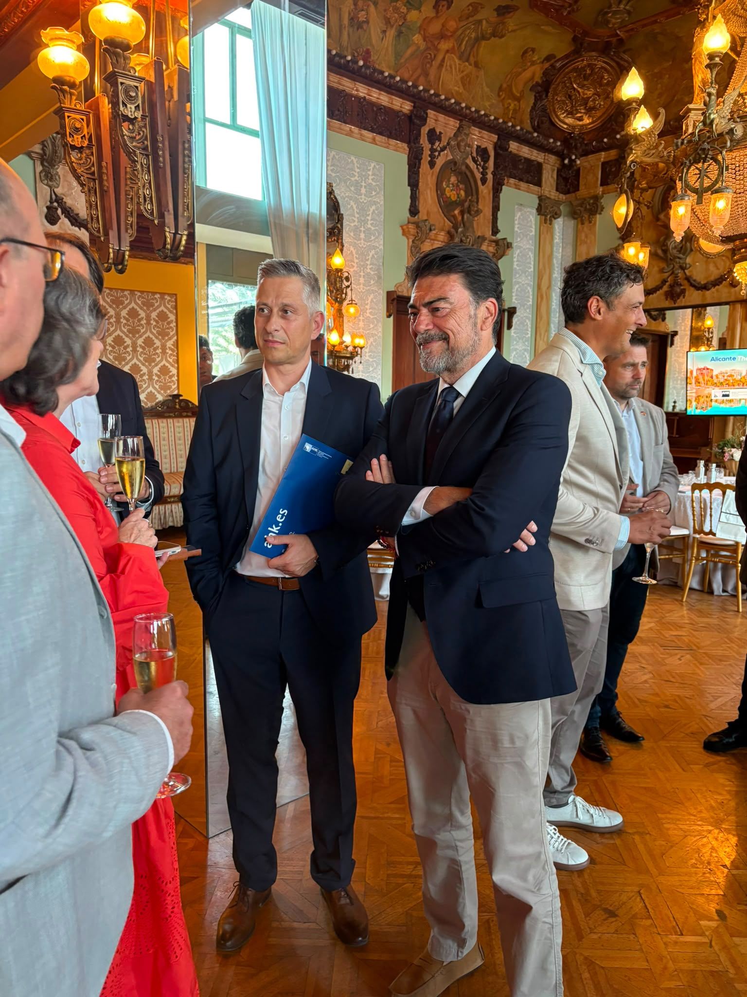 Luis Barcala en el encuentro con el tejido empresarial alemán