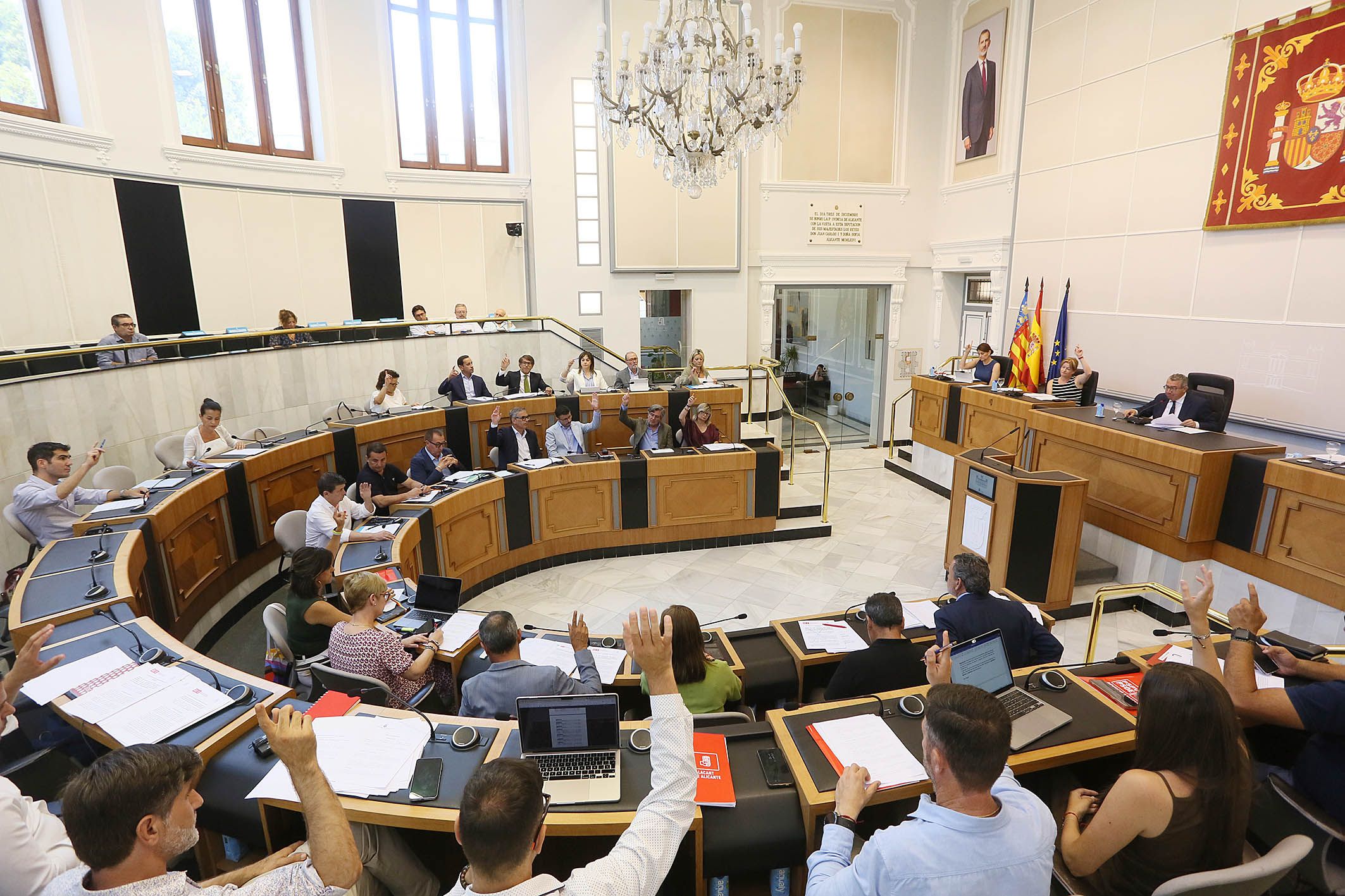 Ple de juliol de la Diputació d'Alacant Ple de juliol de la Diputació d'Alacant