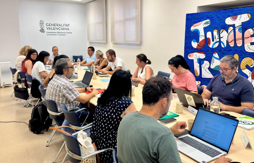 Reunión de la mesa sectorial de Educación