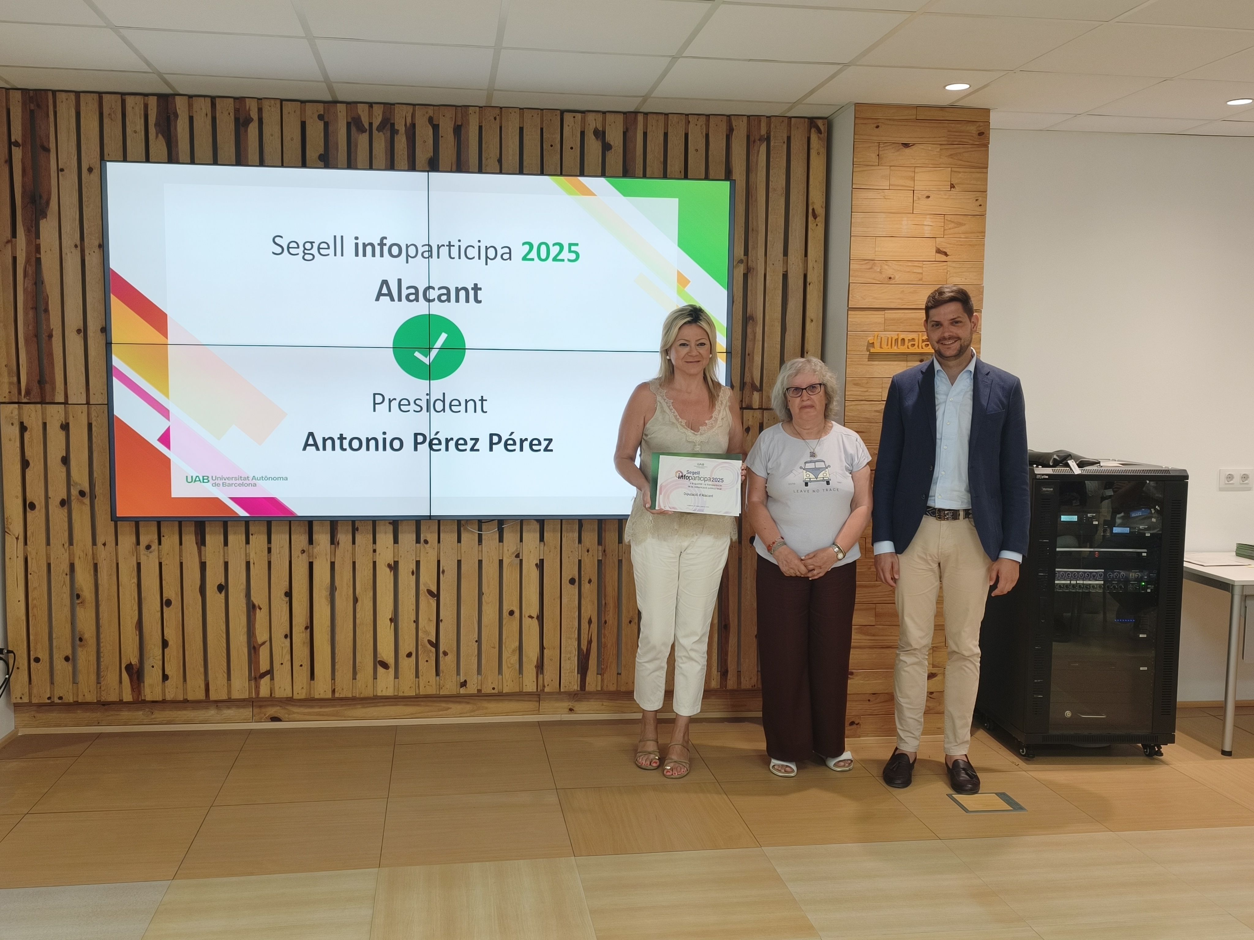  Lliurament del segell Infoparticipa