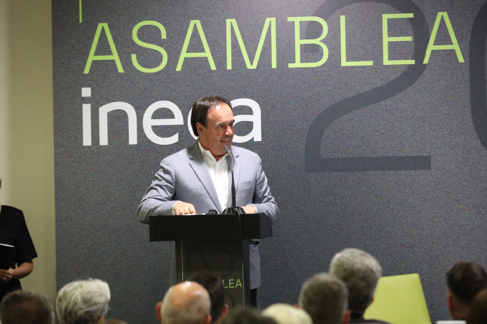 Pérez Llorca en la asamblea de INECA en Elche Pérez Llorca en la asamblea de INECA en Elche