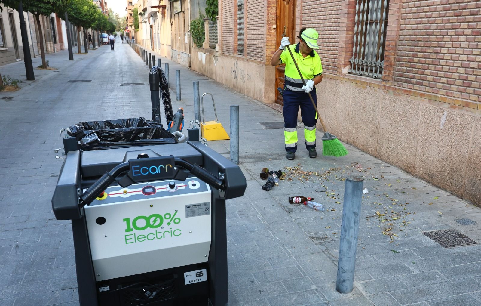 Operaria de limpieza en San Vicente