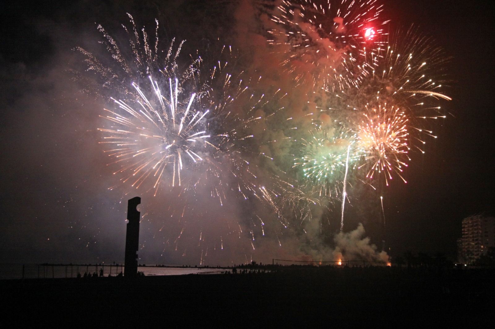 Fuegos artificiales del Carmen en El Campello