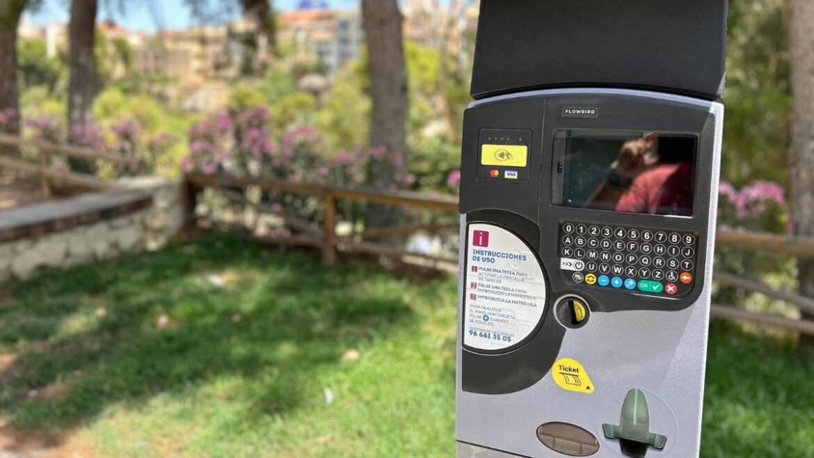 Parquímetro de la Zona Azul en Elche