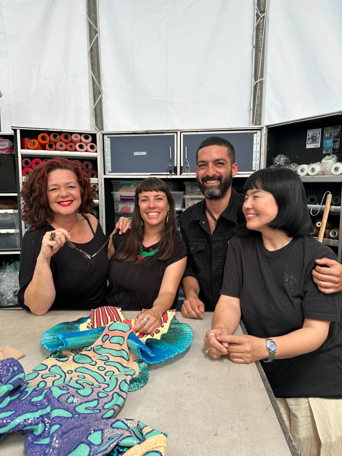 Equipo permanente de KURIOS en la gira mundial del Cirque du Soleil