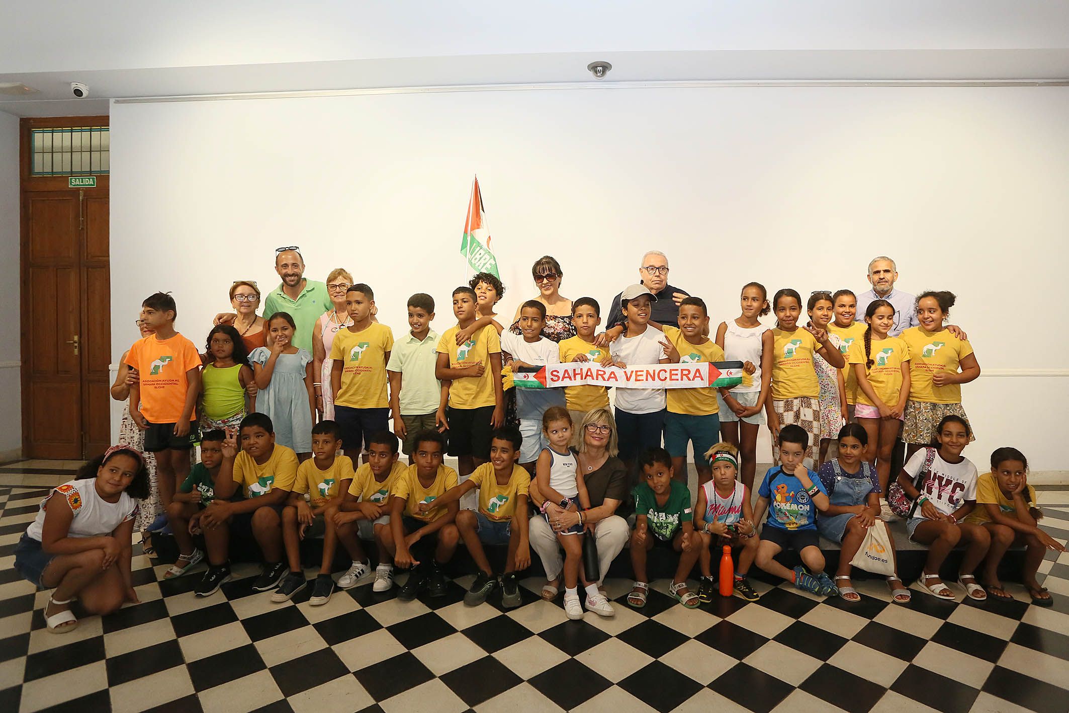 Recibimiento de los niños y niñas del programa 'Vacaciones de Paz' Recibimiento de los niños y niñas del programa 'Vacaciones de Paz'