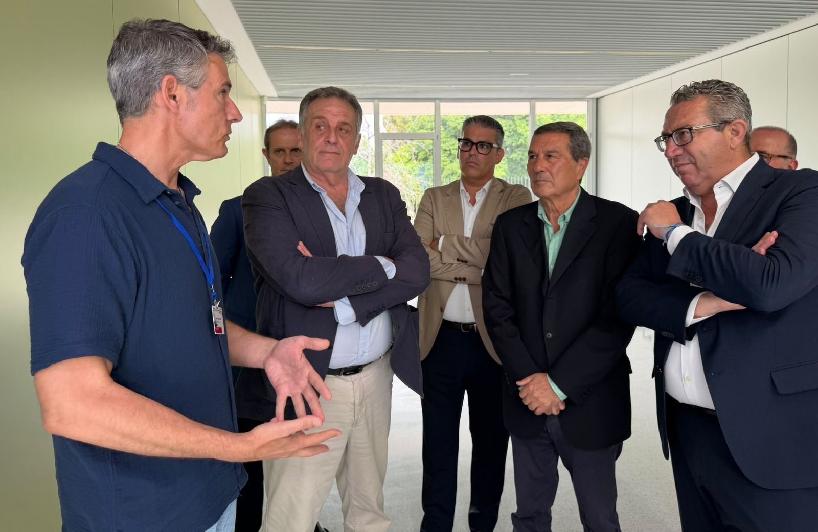 Visita de Marciano Gómez y Toni Pérez al Centro Doctor Esquerdo Visita de Marciano Gómez y Toni Pérez al Centro Doctor Esquerdo