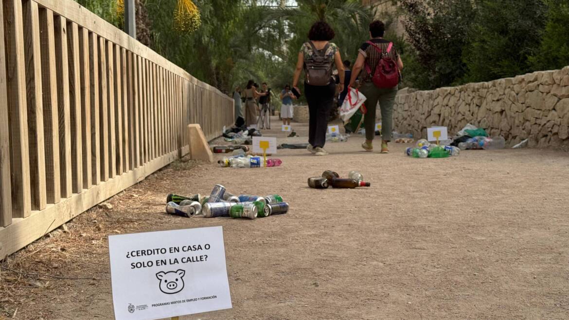 Elche lanza la campaña 'Ladera limpia, ciudad viva' para frenar la basura en el río Vinalopó Elche lanza la campaña 'Ladera limpia, ciudad viva' para frenar la basura en el río Vinalopó