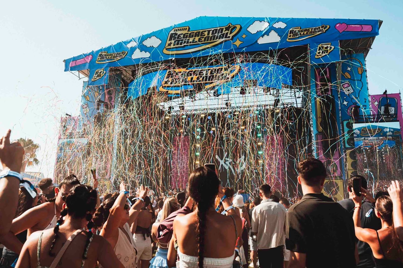 Escenari del Reggaeton Millennial Fest a Alacant Escenari del Reggaeton Millennial Fest a Alacant