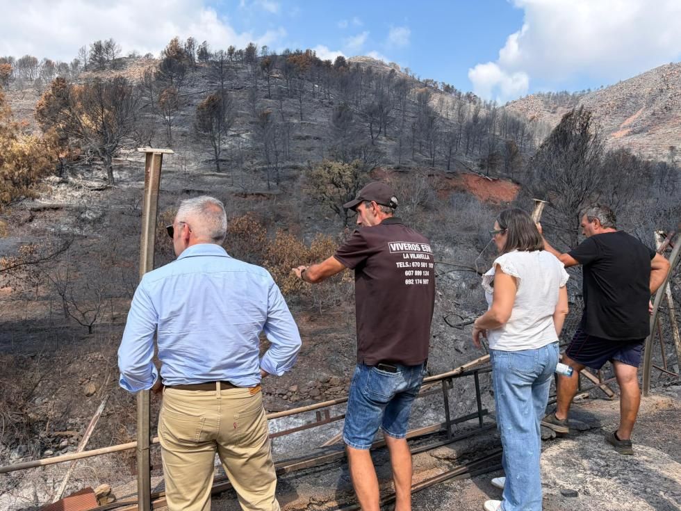 Ayudas a agricultores por el incendio de la Vall d'Uixò Ayudas a agricultores por el incendio de la Vall d'Uixò