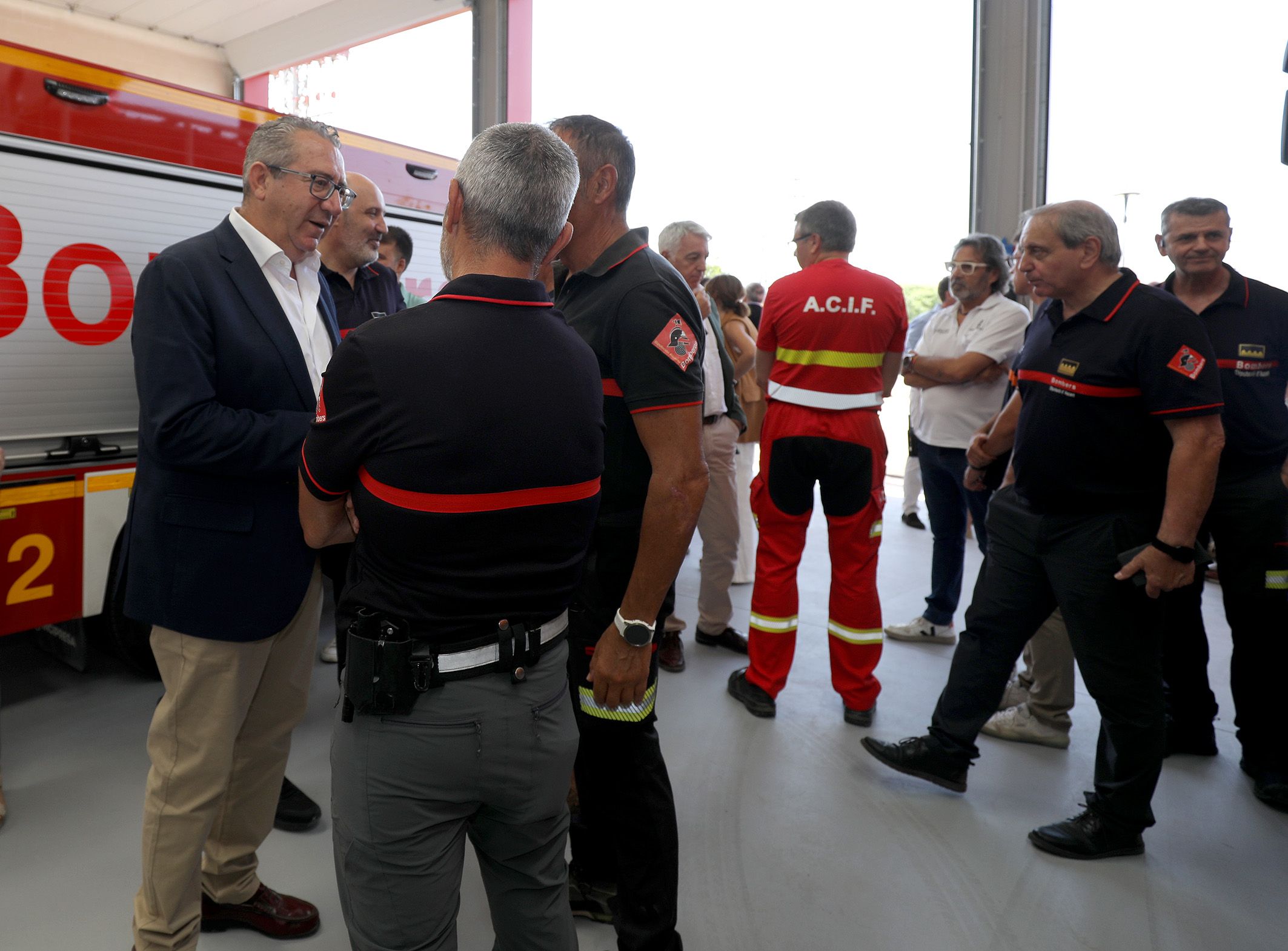 Inauguración del nuevo parque de bomberos en Ibi Inauguración del nuevo parque de bomberos en Ibi