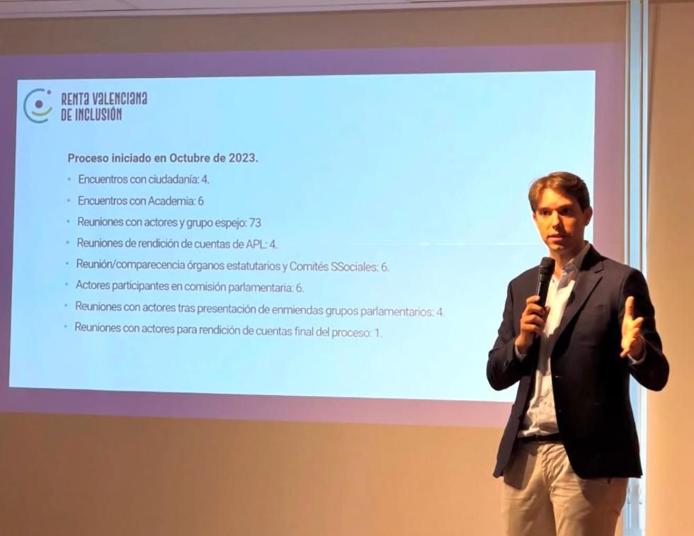 Carceller en la presentación de Integración de Redes de Inclusión Social (IRIS) Carceller en la presentación de Integración de Redes de Inclusión Social (IRIS)