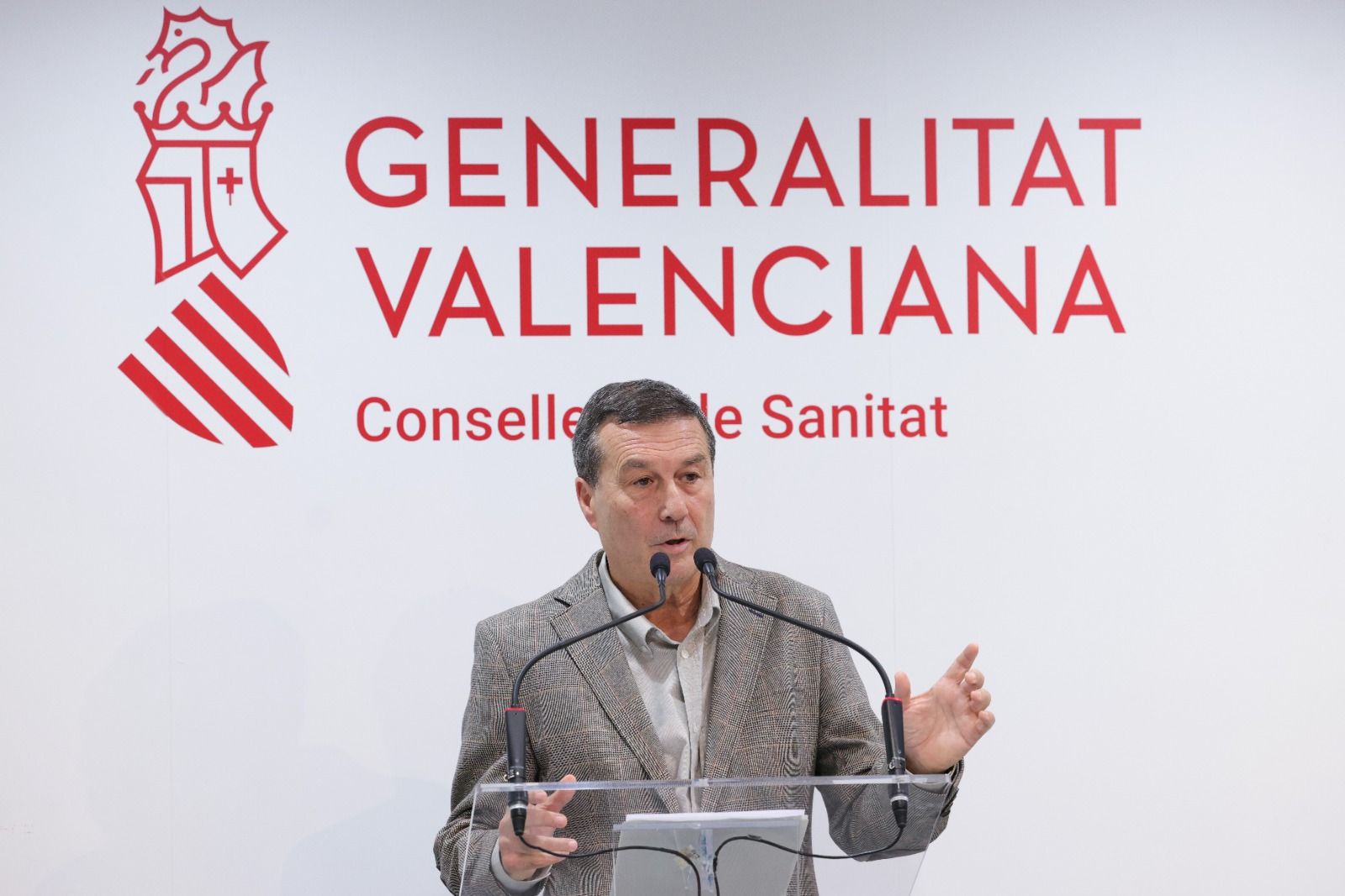 El conseller de Sanidad, Marciano Gómez en una foto de archivo El conseller de Sanidad, Marciano Gómez en una foto de archivo