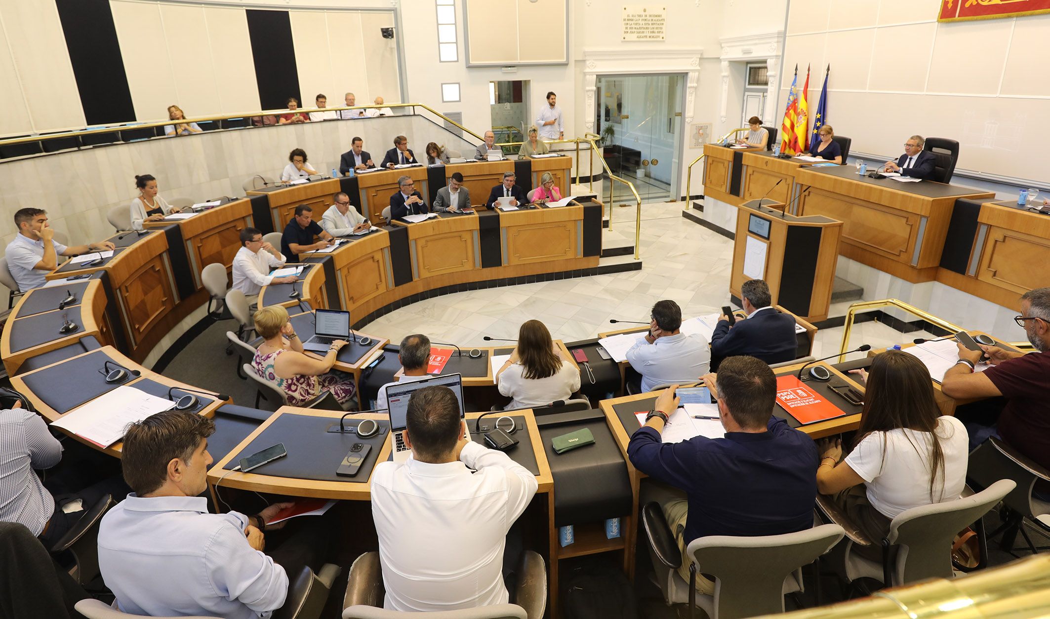 Pleno ordinario de la Diputación de Alicante en septiembre Pleno ordinario de la Diputación de Alicante en septiembre