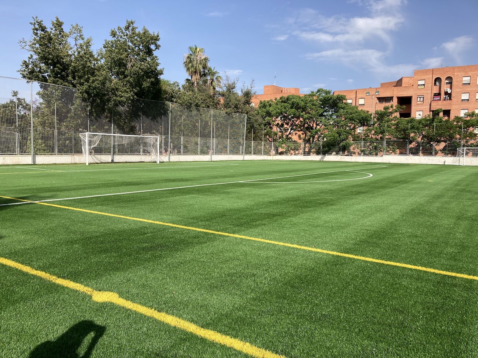 Camp de futbol del poliesportiu de Sant Blai
